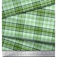 thumbnail image 2 of Soimoi Poly Georgette Fabric Window Pane Check Print Sewing Fabric Yard 52 Inch Wide, 2 of 3