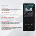 thumbnail image 3 of MP3 Player 32GB with Speaker FM Radio Headset Portable HiFi Lossless Music MP3 Mini Music Player Recorder E-book HD Screen, 3 of 10
