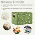 thumbnail image 5 of FREEAMG Zombie Eyes Foldable Canvas Storage Bin, Sturdy Fabric Storage Basket with Handles, Storage Cube Box for Organizing Shelf Nursery Toy Closet 1PCS, 5 of 7