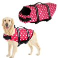 thumbnail image 1 of Chaleco salvavidas para perros, chaleco salvavidas ajustable para perros, salvavidas para mascotas con salvavidas para perros de alta flotabilidad, 1 of 5