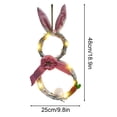 thumbnail image 3 of TIMIFIS Hanging Products, Easter Decorations with Lights Rings Flower Garlands Easter Home Decorations Pendants Shop Window Props Easter Decorations for Home, 3 of 6