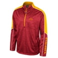 thumbnail image 2 of Men's Colosseum Cardinal Iowa State Cyclones Marled Half-Zip Jacket, 2 of 3