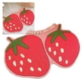 thumbnail image 5 of Cat Food Catching Mat, PVC Flexible Fruit Shape Cat Litter Trapping Mat  For Bedroom For Pet, 5 of 7