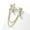 B, variant on MATROOY Rhinestone Brooch Jewelry Accessories Hijab Tassel Lapel Pin Suit Shirt Col-E