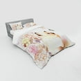 thumbnail image 3 of Ambesonne Cat Bedding Set 3 Pcs, Pastel Kitty and Butterflies, Twin, Multicolor, 3 of 3