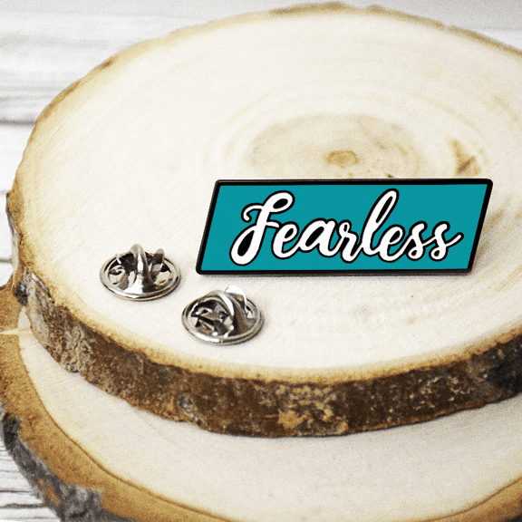 Fearless Enamel Pin by Lifebeats