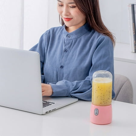 

Airpow Juicer Machines Juicer Household Portable Electric Cup Large Capacity Multifunctional Small Mini Juicer Easy to Clean with Brush