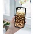 thumbnail image 5 of FINCIBO Soft Rubber Cover Case for Apple iPhone 7/8 4.7" (NOT FIT Apple iPhone 7 PLUS 2016 5.5" or Apple iPhone 8 PLUS 2017 5.5"), Yellow Glitter With Black Yellow Leopard, 5 of 5
