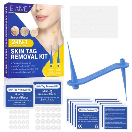 Wart Remover Kit, Quick and Easy Treatment with Maximum Strength Formula to Remove Common and Plantar Warts(Blue)
