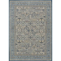 Couristan Old World Classics Nazmiyal Wool Area Rug, Antique Cream, 2'2" x 8'11" Runner