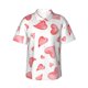 thumbnail image 1 of Fotbe Pink Hearts Camisa Hawaiana para Hombre Unisex – Camisa Casual de Verano con Botones de Manga Corta de Algodón y Lino,X-Large, 1 of 7