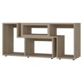 thumbnail image 1 of FM FURNITURE Harmony Extendable TV Stand Light Pine (beige) Engineered Wood, 1 of 7
