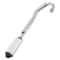 Exhaust Pipe, Dirt Bike 28mm Muffler Fit Dirt Bike ATV Pipe Muffler Bike Pipe Muffler Quad 110cc 125cc