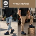 thumbnail image 4 of TREADVAULT Men's and Women's Steel Toe Safety Work Sneakers, Kevlar Puncture-Resistant, Anti-Slip, Breathable, Soft Flexible, 4 of 14