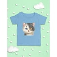 thumbnail image 3 of Two Cats With Two Eye Colors T-Shirt Infant -Kayomi Harai Designs,  6 Months, 3 of 4