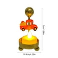 thumbnail image 3 of Fridja Sales LED Electronic Candlestick Iron Painted Turkey Maple Modeling Lamp Thanksgiving Night Light Ornaments, 3 of 5