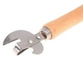 thumbnail image 7 of Can Opener Vintage Can Opener Manual Can Opener Wooden Handle 𝐁ottle Opener Manual Side Cut Stainless Steel Traditional Stab Can & Tin Opener and Corkscrew for Restaurant Home Camping, 7 of 7