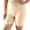 Beige, variant on Womens Anti Chafing Shorts Seamless Mid-Thigh Slip Shorts High Waist Tummy Control Shapewear Smoothing Underwear Black,Size L