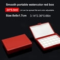 thumbnail image 3 of Portable Watercolor Box Easy to Clean Compact Palette Box for Artists On The Go, 3 of 7