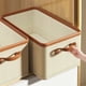 thumbnail image 2 of Clothing Storage Bins for Closet with PU Handles,Foldable Drawer Clothes Organizer for Organizing Wardrobe 18L, 2 of 5