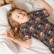 thumbnail image 5 of Balery Skulls and Flowers Conjunto de Pijama Infantil de Manga Corta con Estampado – Ropa de Dormir de Algodón Suave-Large, 5 of 6