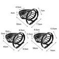 thumbnail image 3 of 2Pcs Dog Muzzle, Breathable Basket Muzzles for Small, Medium, Large Dogs, Stop Biting, Barking and Chewing, for Aggressive Dogs, 3 of 6