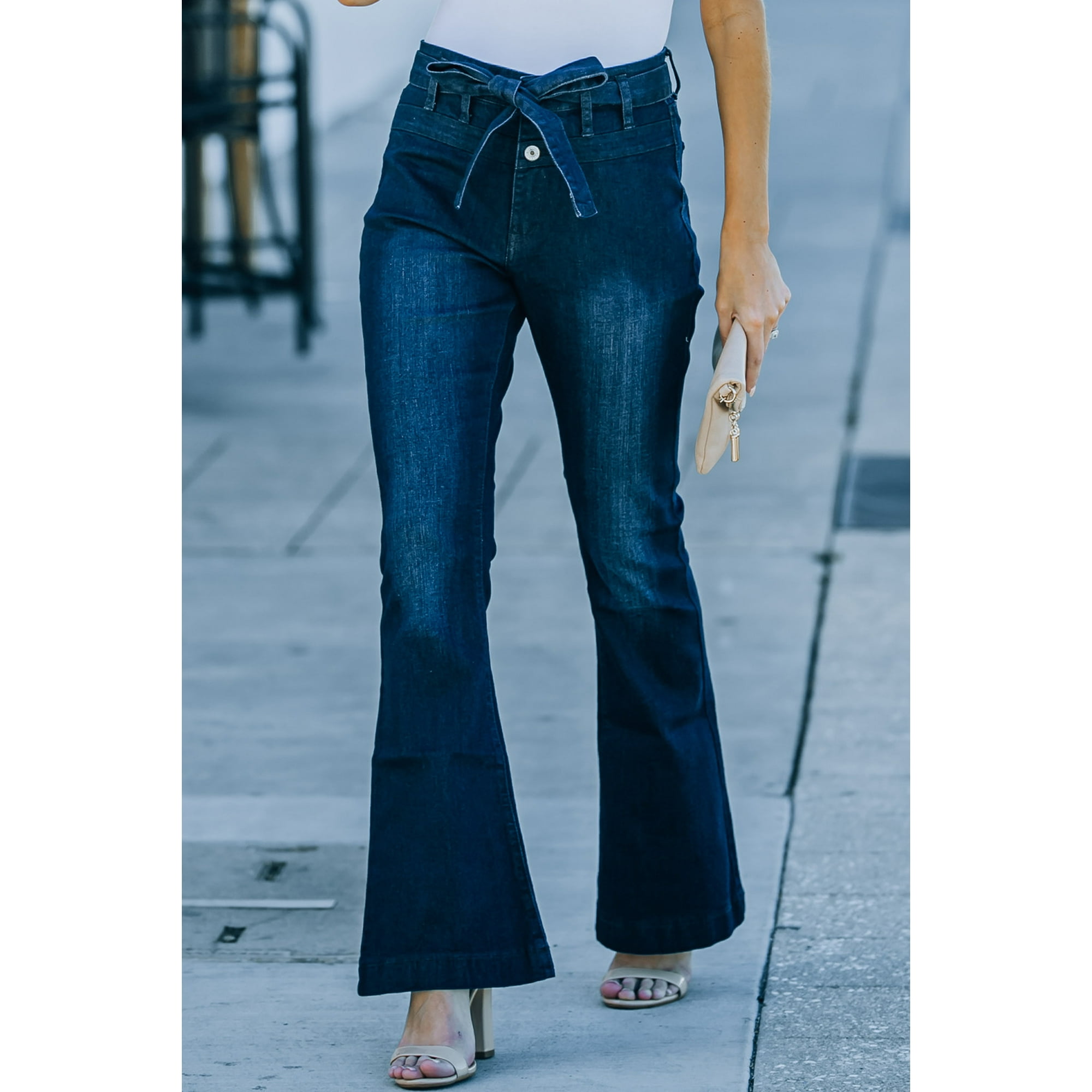High waisted bell bottom jeans near me hot sale