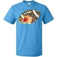 thumbnail image 3 of Inktastic Football with Flowers and Leopard Spots T-Shirt, 3 of 5