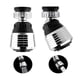 thumbnail image 2 of Juego de filtros para grifo de 3 piezas, aireador de grifo giratorio de 360 ​​grados para cocina, adaptador de filtro de boquilla para grifo, burbujeador de filtro para grifo, protector contra salpicaduras de ducha, con adaptadores Rojo Verde, 2 of 5