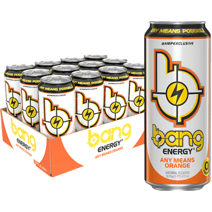 Bang Energy Drink, Any Means Orange, 16 fl oz, 12 Pack