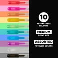 thumbnail image 2 of Sakura Gelly Roll Retractable Gel Pens Colored - Metallic Gel Pens - Medium Point Ink Pen for Journaling, Art, or Drawing - Gel Pens with Assorted Colored Ink - 10 Pens, 2 of 6