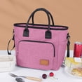 thumbnail image 1 of Fiudx Bolsa Bento para Exteriores, Diseño Aislante de Gran Capacidad, Elegante Compañera de Picnic, Mantiene La Temperatura de Los Alimentos, Versátil para Playa o Parque, Correas Ajustables, Tamaño, 1 of 6