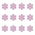 thumbnail image 2 of XWSHYW Adornos Colgantes Adornos Navideños de 10 Cm, Copo de Nieve de Plástico, Decoración para Árbol de Navidad, Copo de Nieve Hueco, Colgante, 2 of 6
