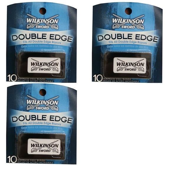 Wilkinson Sword Double Edge Razor Blades, 10 ct. (Pack of 3)