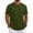 03# Army Green, variant on Mens Shirts Ultra Soft Plain Tshirts for Men Crew Neck Casual Basic Tee Shirt Undershirt Fluorescent Green 2XL