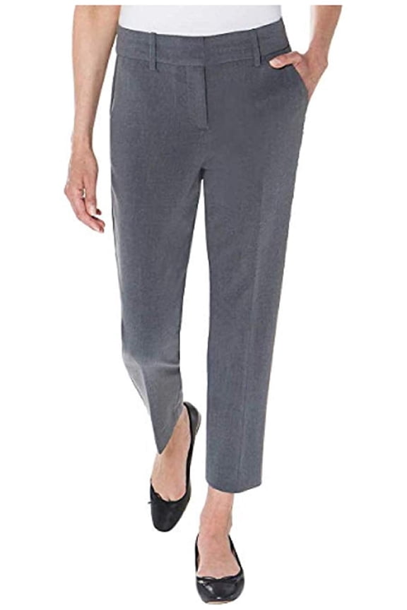 Ladies' Ankle Pant 27" Inseam Gray 6