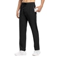 thumbnail image 2 of Pantalones TBMPOY para hombre, viajes, senderismo, secado rápido, cortavientos, color negro, XXL, 2 of 7