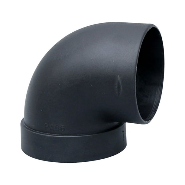 Riwesomey Codo de tubo de conducto de 75mm, conducto de ventilación de coche, conector de salida negro en forma de L, calentador de Vehículos, repuestos y accesorios Mis