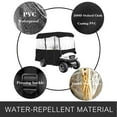 thumbnail image 3 of BENTISM 4 Passenger Golf Cart Cover Driving Enclosure Waterproof Person Roll-up Door, 3 of 9