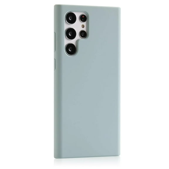 CASELIX Samsung Galaxy S22 Ultra Case - Liquid Silicone Case, Full Body Protective Cover, Shockproof, Slim Phone Case, Anti-Scratch Soft Microfiber Lining, Mint Green