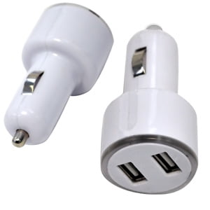 Cargador USB DUAL PARA AUTOMOVIL Master MP-AUTADAP2