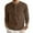 02#Coffee, variant on Dwelliawo Mens Shirts Winter Basic Fashion Shirts Button Long Sleeve Waffle Henley T-Shirt Stylish Classic Pullover Shirt Light Brown M