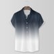 thumbnail image 5 of Camisas de Manga Larga para Hombres Moda Casual Impresión Cuello de Vuelta Blusa Transpirable para Diario Y de Negocios, 5 of 6