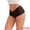 Black, variant on DARING DIVA Women's Underwear Mid Waisted Hollow Out Breathable Panties L Black