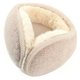 thumbnail image 1 of Cubierta de orejera cálida de felpa sintética de vellón doblado de invierno - Beige Kuyhfg Bienvenido a Kuyhfg, 1 of 1