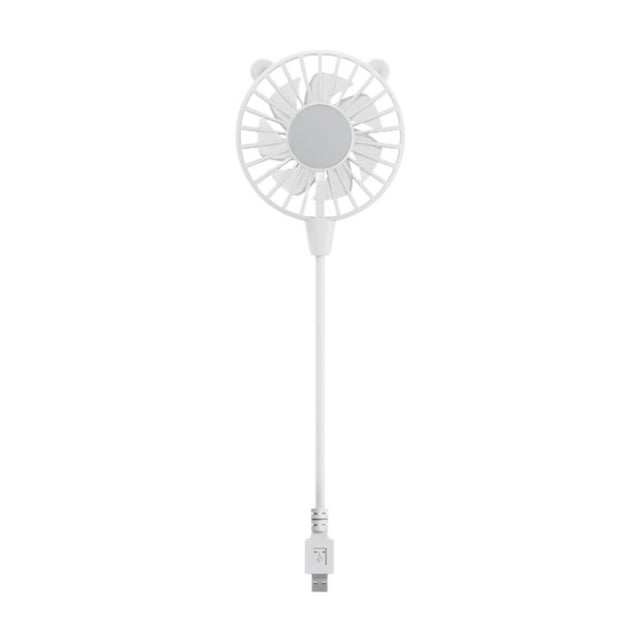 Mini ventilador USB portátil para ascensor, ligero y de bolsillo. Blanco