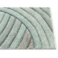 thumbnail image 5 of Well Woven Tilly Light Blue Geometric Stripes Thick Soft Plush 3D Textured Shag Area Rug 8x10 (7'10" x 9'10"), 5 of 8