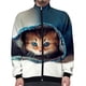 thumbnail image 5 of Nueva chaqueta de gato Animel 3D para hombre y mujer, estilo Harajuku Hip Hop, sudaderas con capucha de nuevo estilo, sudadera informal con cuello alto y cremallera, ropa para hombre, 5 of 5