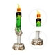 thumbnail image 2 of Lámpara de candelabro LED Halloween Horror Props Decoración de fiesta de Halloween (verde), 2 of 3