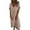 Beige, variant on WTXUE Plus Size Dresses, A-Line Short Sleeve Vestidos Casuales Para Mujer V-Neck, Casual Spring And Summer Loose Skirt Cotton And Linen Dress Solid Mid-Length Women's Plus, Blue Size S